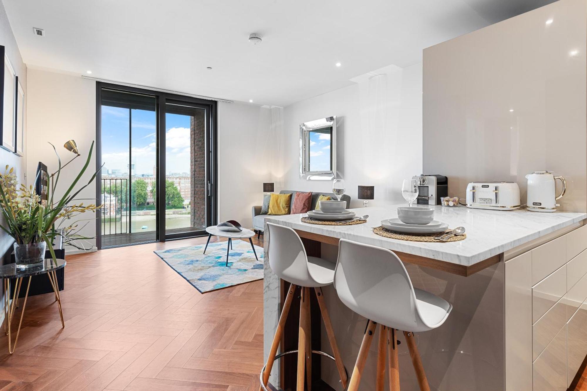 River Panorama Central London 2 Bedroom New Development 외부 사진